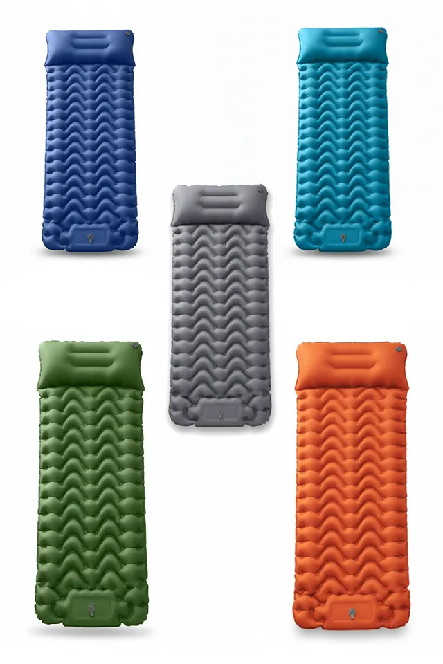 multicolor single sleeping pads
